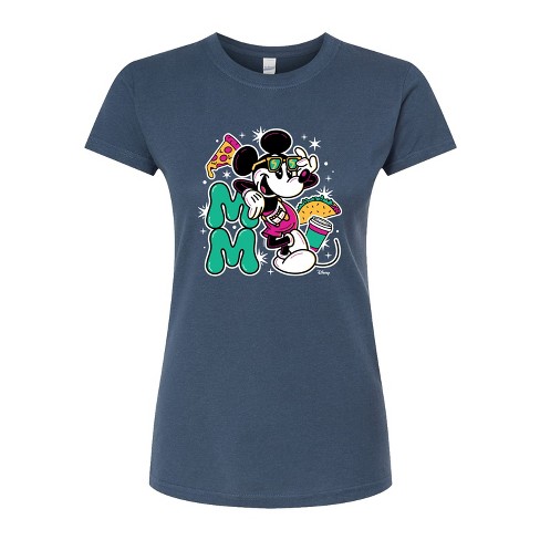 Women's - Disney - Mickey Mouse Sunglasses Juniors Fitted Graphic T-Shirt - image 1 of 3