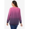 Woman Within Plus Size Printed Sweatshirt - 3 of 4