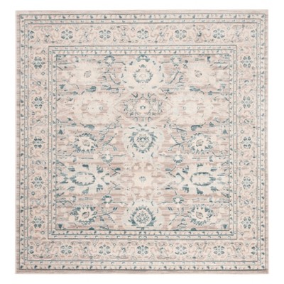 5'x5' Square Marianna Rug Gray/Blue - Safavieh