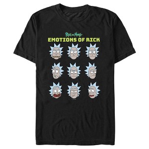 Men's Rick And Morty Emotions of Rick T-Shirt - 1 of 4