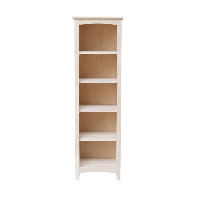 Shaker Bookcase Unfinished Brown - International Concepts, 3 of 8
