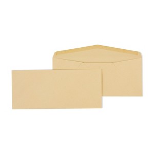 HITOUCH BUSINESS SERVICES Gummed #12 Business Envelopes 4 3/4" x 11" Kraft 500/Box SPL485461 - 1 of 4