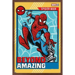 Trends International Marvel Comics - Spider-Man: Beyond Amazing - Card Framed Wall Poster Prints - 1 of 4
