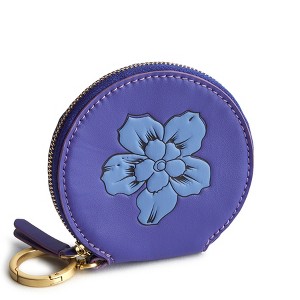 Vera Bradley Women's Outlet Leather Round Zip Pouch - 1 of 3