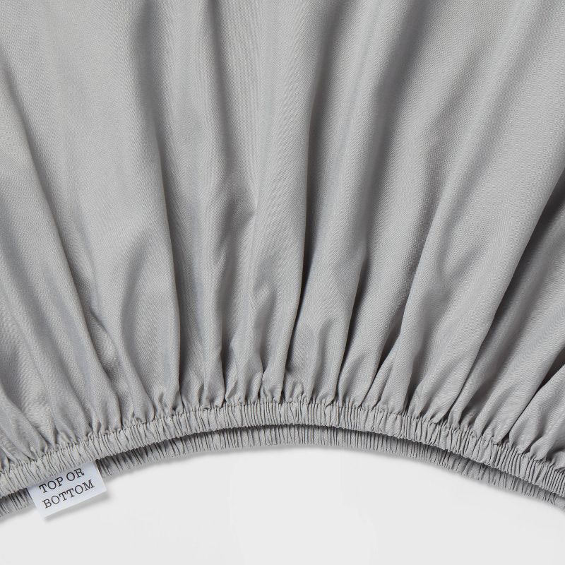 Full 4pk Fitted Sheet Gray - Room Essentials&#8482;, 4 of 5