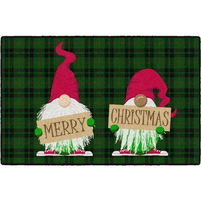 Brumlow Mills Holiday Gnomes Area Rug, 2'6" x 3'10", Green