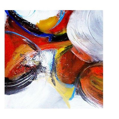 Mark & Day Gorna 40"H x 40"W Modern Red Wall Art