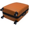 Rockland Melbourne Hardside Expandable Luggage with Spinner Wheels Orange Checked Large 28" - 2 of 4