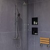 ALFI ABNP1212-BB 12Inch x 12Inch Brushed Black PVD Stainless Steel Square Single Shelf Shower Niche - 4 of 4