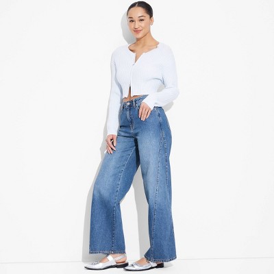 Women's High-Rise Baggy Jeans - Wild Fable™