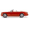 Rolls Royce Phantom Drophead Coupe Orange Metallic with Silver Hood 1/18 Diecast Model Car by Kyosho - 4 of 4