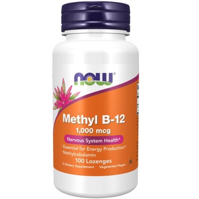 Methyl B-12 1,000 mcg by Now Foods  -  100 Lozenge