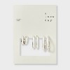Rhodium Classic Hoop Earring Set 3pc - A New Day™ Silver - 2 of 3