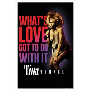 Trends International Tina Turner - What's Love Got To Do With It Framed Wall Poster Prints - 1 of 4