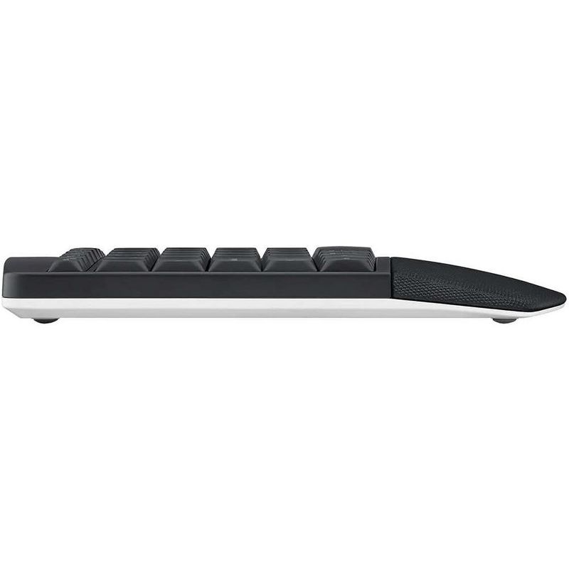 Logitech MK825 Wireless Keyboard/Mouse Combo, Full-Size Keyboard with XL Cushioned Palm Rest, Bluetooth Black, 3 of 6