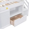 NicBex Twin Low Loft Bed with Stair,Drawer and Shelves for Kids Teens - 4 of 4