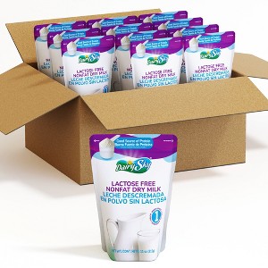 DairySky Lactose-Free Nonfat Dry Milk Powder – 11 oz Pouch, Box of 12 - 1 of 4
