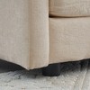 Chenille Deep-Seat Single Sofa with Toss Pillow - 4 of 4
