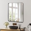 GlasFlength Decorative Wall Mirrors Simple Small Mirror Wall Art Wall Mirror Bathroom Mirrors for Over Sink Living Room, Black, 36"*30"*1.2" - 2 of 4