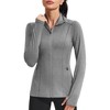 PINSPARK Women's Athletic Jackets Slim Fit Workout Jacket Full Zip Up Running Gym Yoga Sports Tops with Pockets - 4 of 4