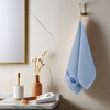 REGALWOVEN Cotton Soft Absorbent Waffle Design Leaves Pattern Decorative Hand Towel 13" x 29" 2 Pcs - 2 of 4