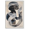 Art Remedy Slither Abstract Shapes Wall Art Framed - 4 of 4