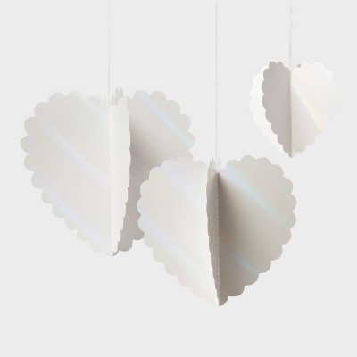 8ct Heart Multipack Valentine's Day Hanging Decor - Spritz™