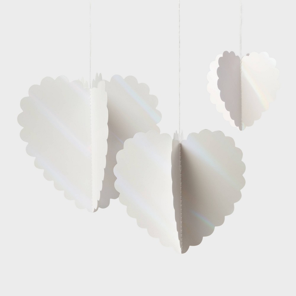 8ct Heart Multipack Valentine's Day Hanging Decor - Spritz™