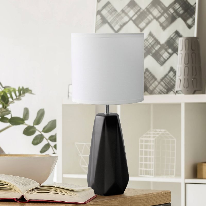 Ceramic Prism Table Lamp - Simple Designs, 4 of 10