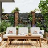 PexFix 72 in. x 47 in. Outdoor Privacy Rectangle Screen Galvanized Steel Panel Divider in Black - 3 of 4