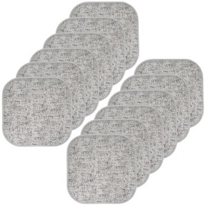 Broadway Memory Foam No Slip Back 16" x 16" Chair Pad Cushion by Sweet Home Collection® - 1 of 4