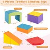 Costway 6 PCS Multi-color Climb and Crawl Activity Playset with Tunnel Slide Stairs & Ramp - 3 of 4