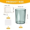 Unique Bargains Durable Material Dustproof Waterproof Wall-mounted Design Toothbrush Holder 2 Pcs - 2 of 4
