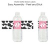 Big Dot of Happiness Rodeo Cowgirl - Pink Western Party Water Bottle Sticker Labels - Set of 20 - 2 of 4