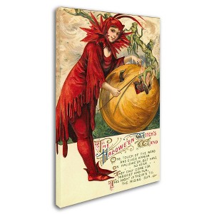 Trademark Fine Art -Vintage Apple Collection 'Halloween Twelve' Canvas Art - 1 of 3