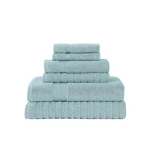 Modern Threads Otis Jacquard 6-Piece Cotton Towel Set - 1 of 4