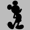Boy's Disney Mickey Mouse Pocket Silhouette Pull Over Hoodie - 2 of 4