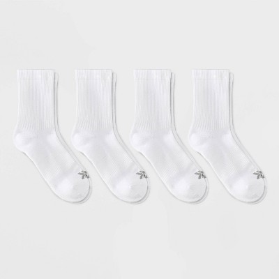 Women's Cushioned Active 4pk Athletic Crew Socks - All In Motion™ 4-10