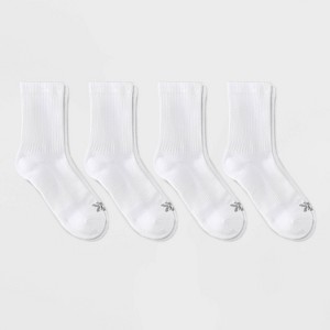 Women's Cushioned Active 4pk Athletic Crew Socks - All In Motion™ 4-10 - 1 of 3