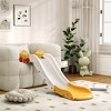 Ruvalino Playground Slides Toddler Couch Slide with Smooth Design for Indoor Outdoor Playroom, Yellow, 68.9"*16.9"*28.7" - 2 of 4
