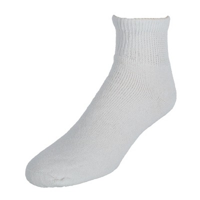 Ctm Men's Loose Fit Diabetic Ankle Socks (3 Pair Pack) : Target