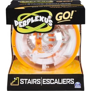 Perplexus Go Stairs 3D Labyrinth Fidget Maze Puzzle, Compact Travel Size, Orange, Ages 8 & Up - 1 of 4