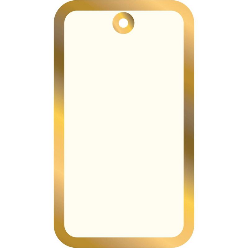 Barker Creek Bulletin Board Double-Sided Accents - Gold Accent Tags, 3 of 9