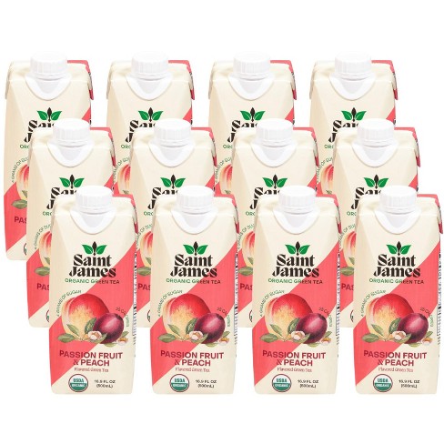 Inotea 2203353 16.6 fl oz Passion Fruit Apple Tea Beverage Tea in RTD -  Pack of 12