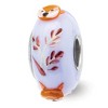 Black Bow Jewelry Fenton Sterling Silver Hand Painted Copper Fox 3D Glass Bead Charm - 2 of 4