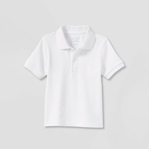 Toddler Boys' Short Sleeve Interlock Uniform Polo Shirt - Cat & Jack™ - 1 of 3