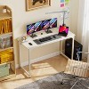 FDW Computer Desk 32/39/47/55 inch Length Study Writing Table Adjustable feet for Home Office - 2 of 4