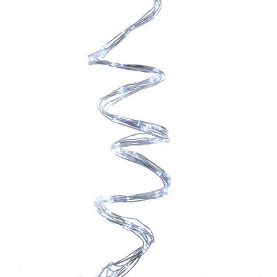 Kurt Adler 240-Light 9.8-Foot Cool White LED Cascade Light Set