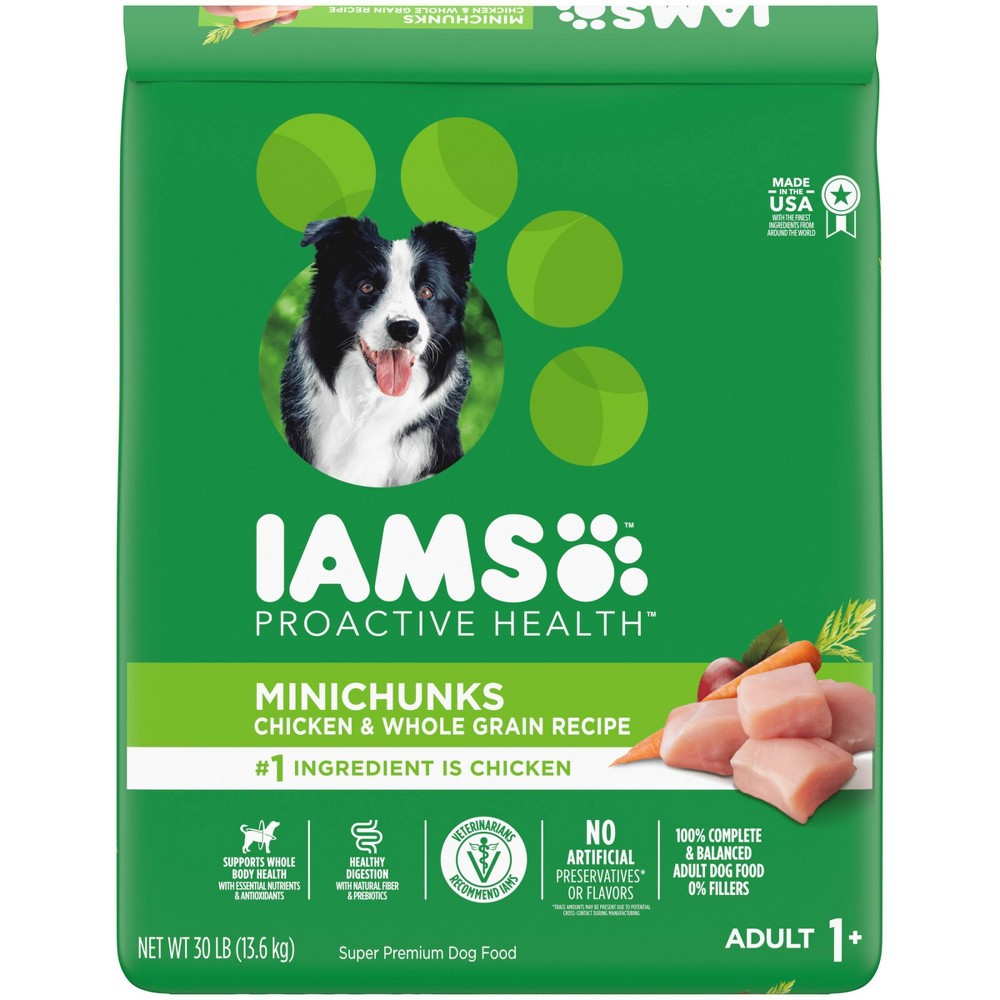 UPC 019014700714 product image for IAMS Proactive Health Chicken and Whole Grain Flavor Minichunks Dry Dog Food - 3 | upcitemdb.com