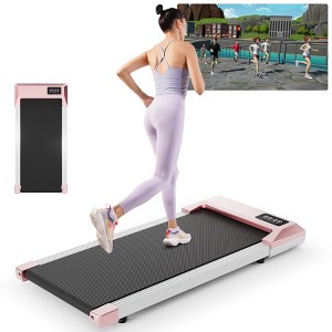 SupeRun Classic Walking Pad Belt Under Desk Treadmill, 3 in 1 Portable Treadmill LED Display Walking Jogging Machine - 1 of 4